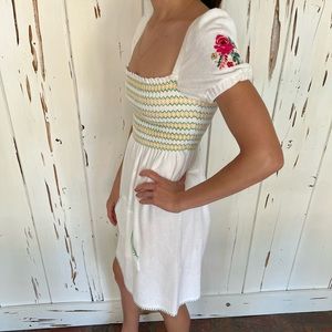 Juicy Couture terry cloth mini smocked dress